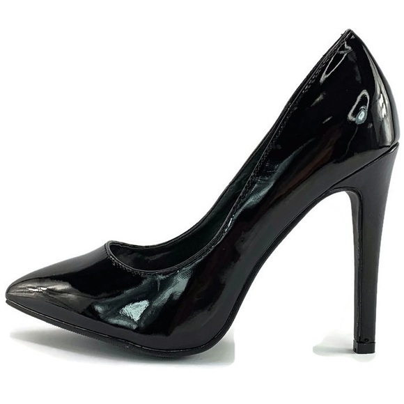 Lasonia Black Patent Heels - Picture 3 of 8